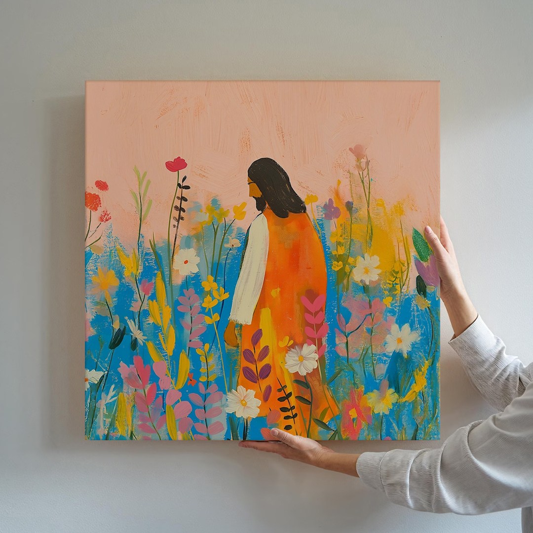 성경액자 말씀 묵상 종교 교회인테리어액자 캔버스 그림액자 시리즈 10종 01 교회액자 성경말씀액자 캘리그라피 요한복음 시편 이사야, 08.은혜의꽃밭, 현재가 9,900원