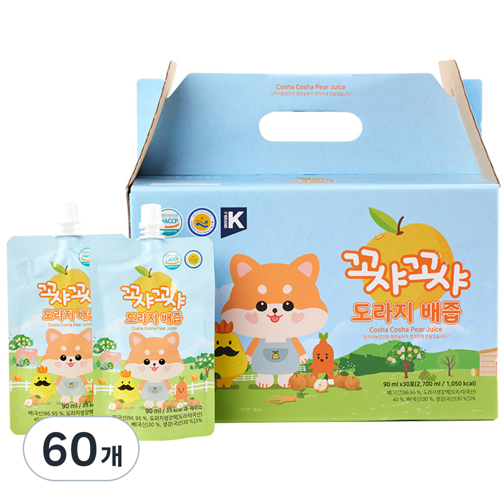 꼬샤꼬샤 도라지 배즙 44,160원