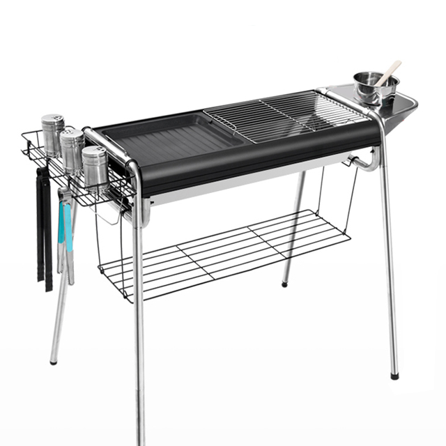 씨플 야외그릴 접이식 경량 합금 캠핑 바베큐 불판 프라이팬 겸용 77,300원