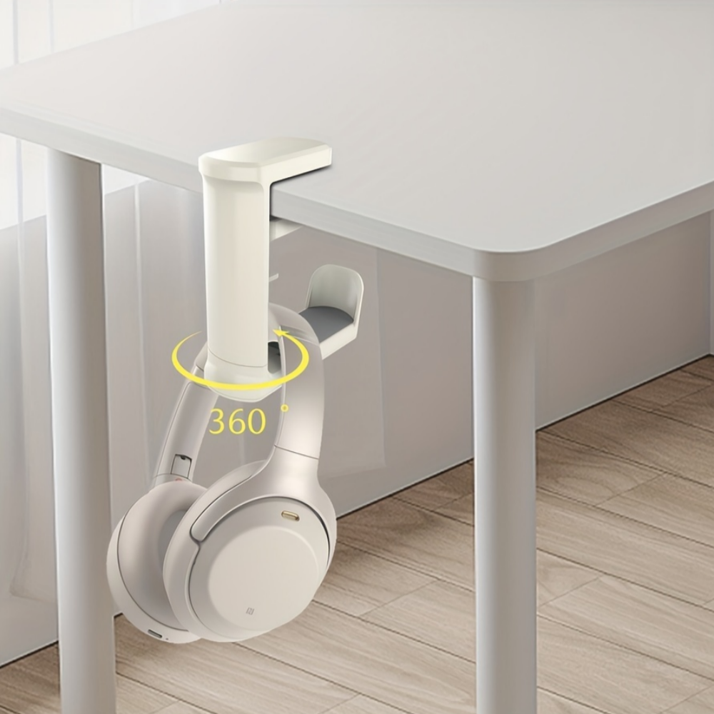 360도 회전 책상 걸이형 데스크 헤드폰 거치대 9,000원