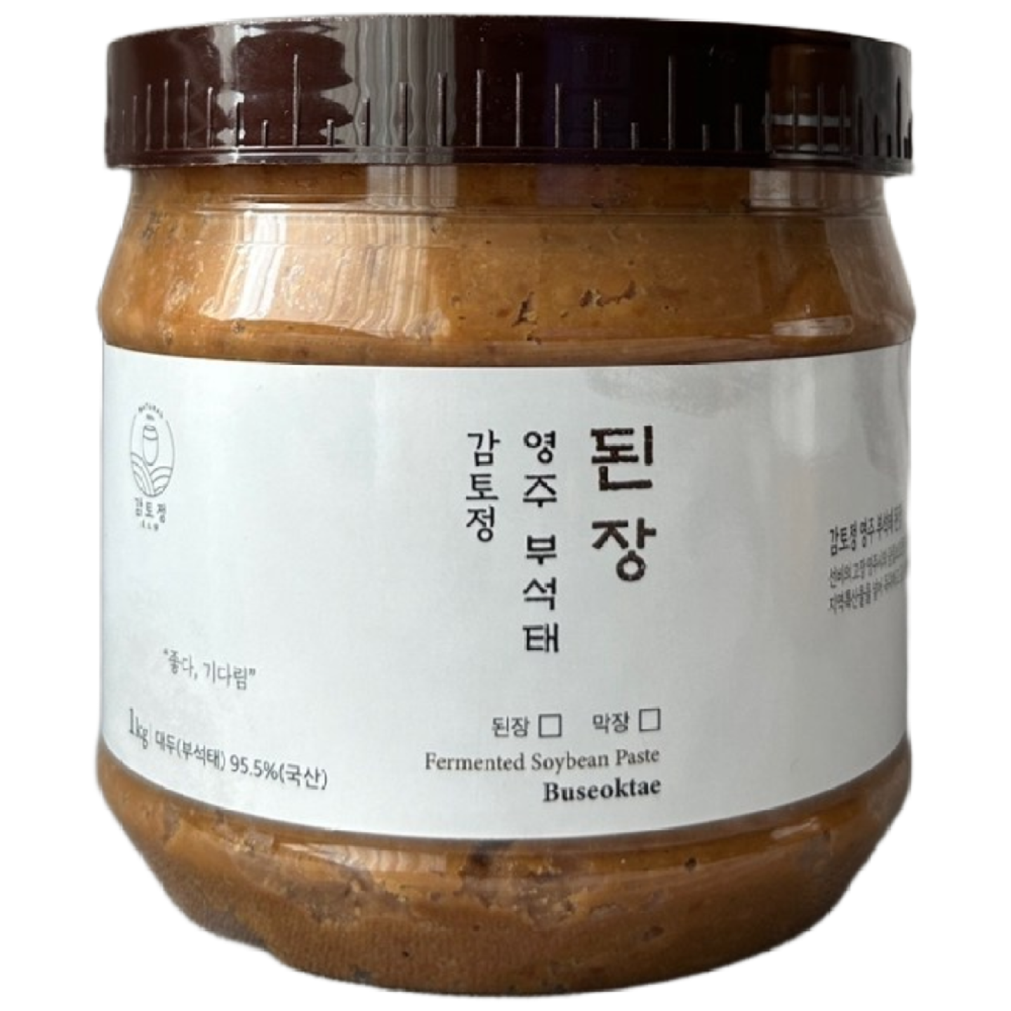 (자가소비용)감토정 부석태 된장 1kg 100% 국산 메주 시골 맛있는 재래식 수제 전통 집된장, 1kg, 1개 20,000원