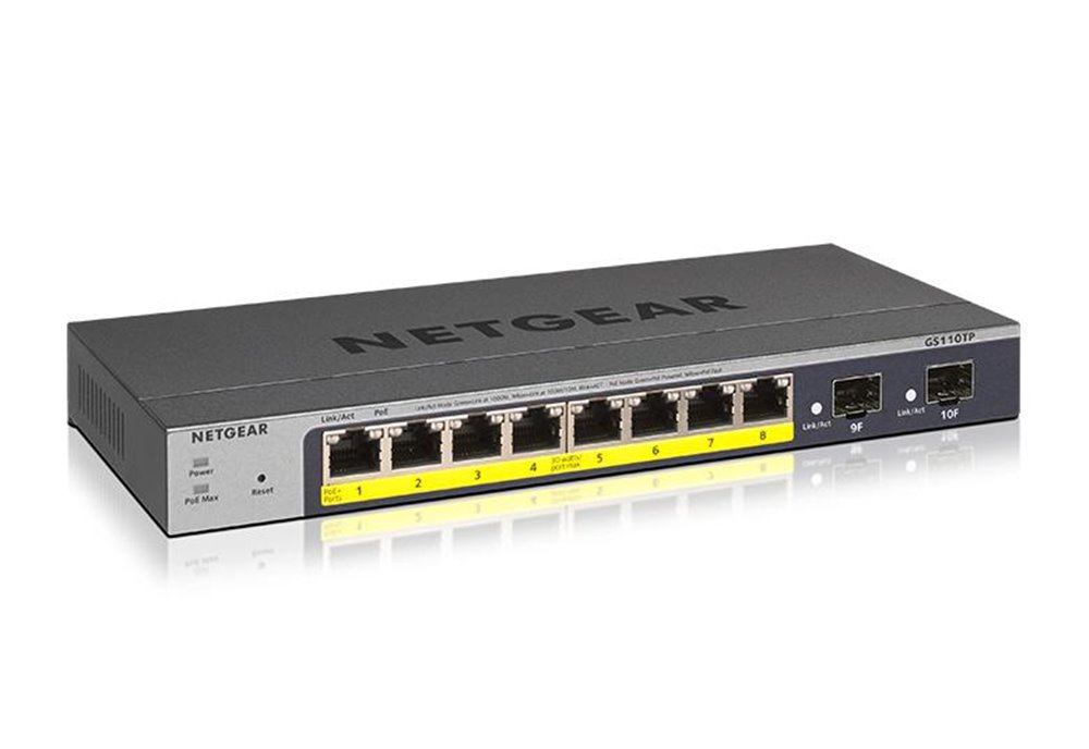 NETGEAR 넷기어 GS110TP 8포트 PoE스위칭허브 1000Mbps 2SFP, GS110TP, 1 300,000원