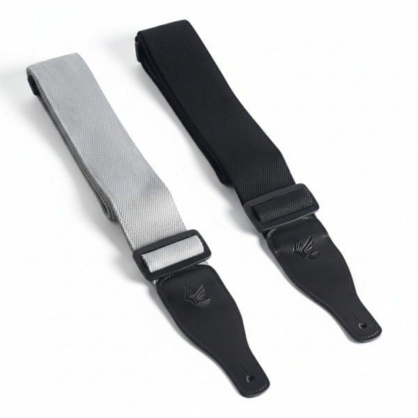 기타 코튼 스트랩 100% 순면 재질 기타 어깨멜빵끈 Cotton Strap 모든 기타용 (블랙/그레이 색상 택), 1개 19,000원