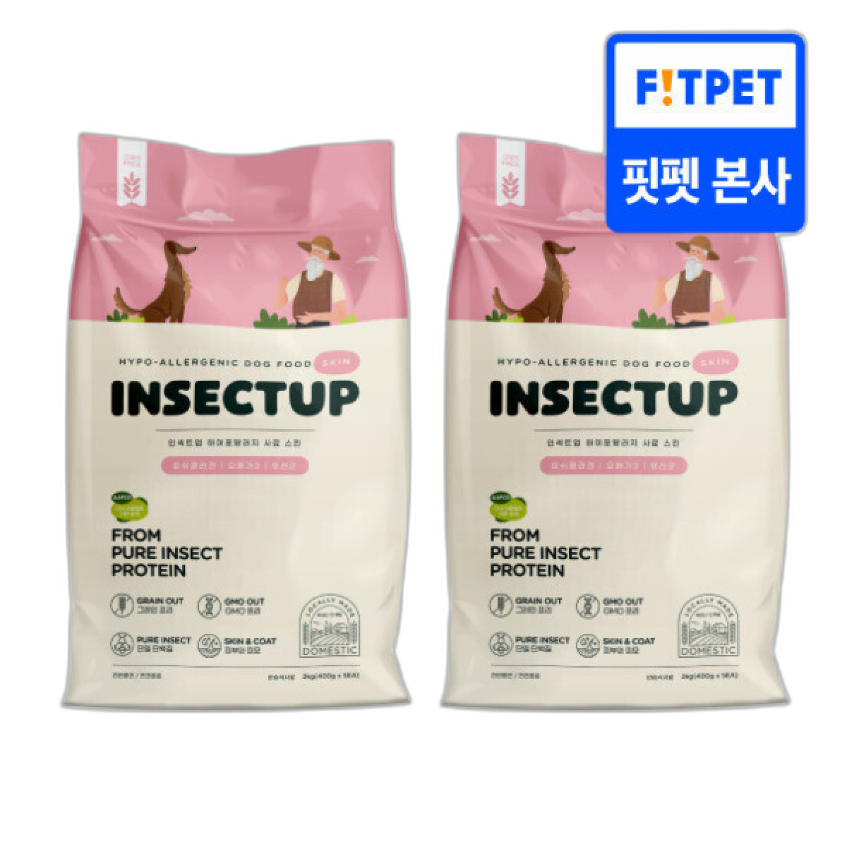 인섹트업 저알러지 강아지 눈물사료 스킨 + 103,500원