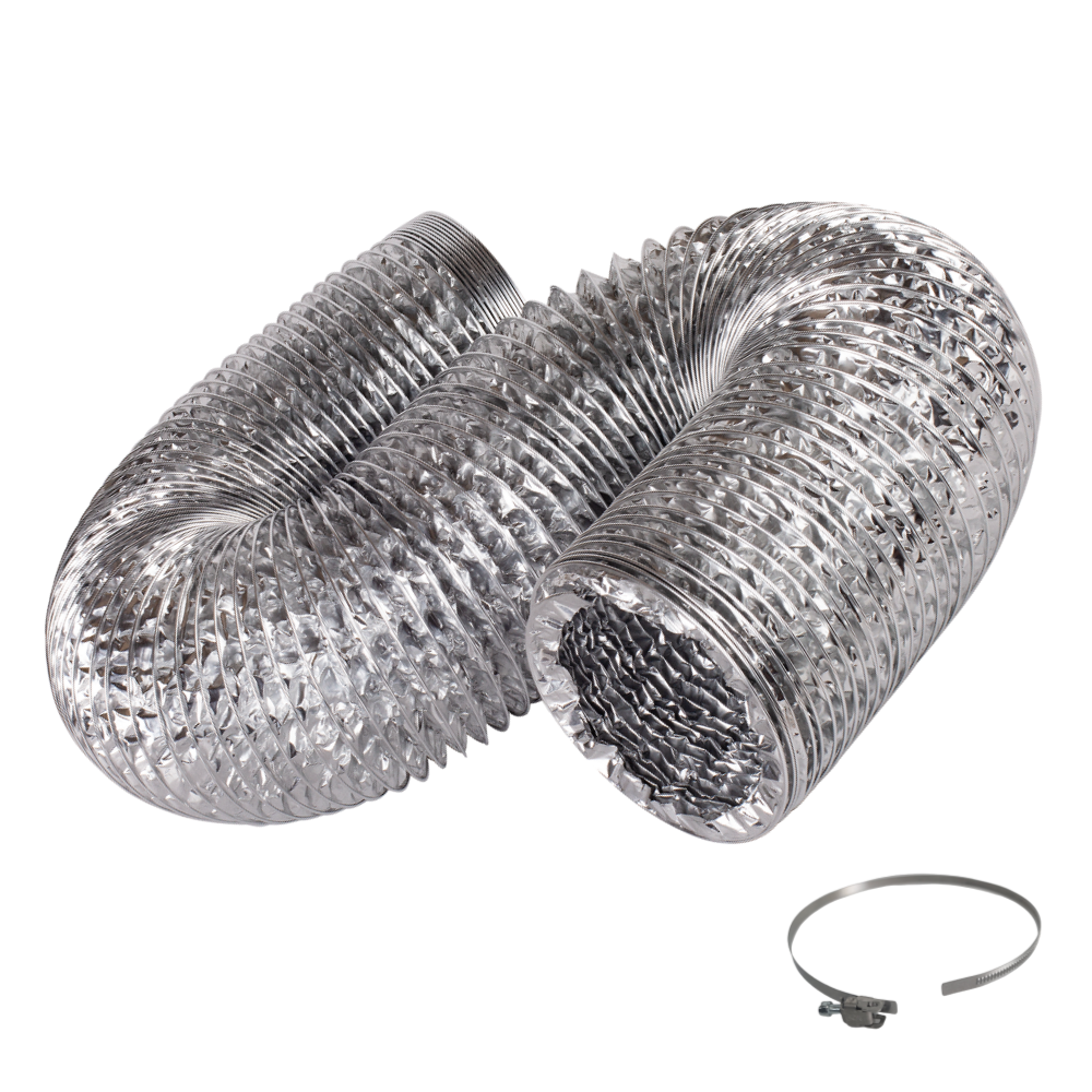 덕트몰 알류미늄 은박 주름관 자바라 덕트호스+호스밴드 5cm 6.5cm 7.5cm 8cm 8.5cm 10cm 12.5cm 15cm 20cm 25cm 30cm 알루미늄 닥트자재 14,190원