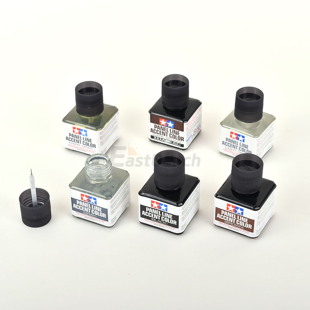 타미야 패널라인 액센트컬러 먹선 블랙 그레이 브라운 에나멜 프라모델 모형 전차 비행기 건담 함선 워싱 6,800원