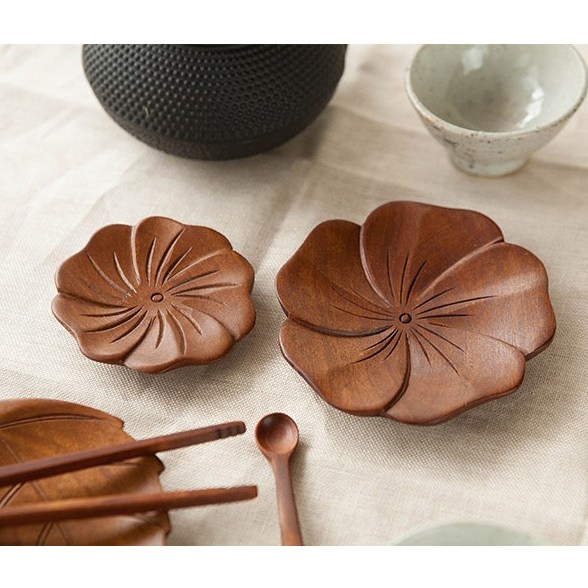 친환경 대추나무옻칠 컵받침 꽃잎 코스트 꽃잎 차탁, 1개 5,880원