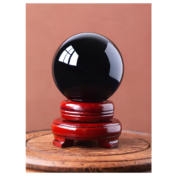 흑요석 대형 흑수정 천연원석, 블랙 33,900원