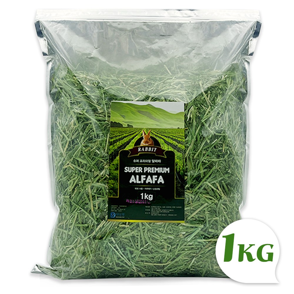 러브펫 토끼건초 슈퍼 프리미엄 손질 알파파, 3개, 1kg 29,700원