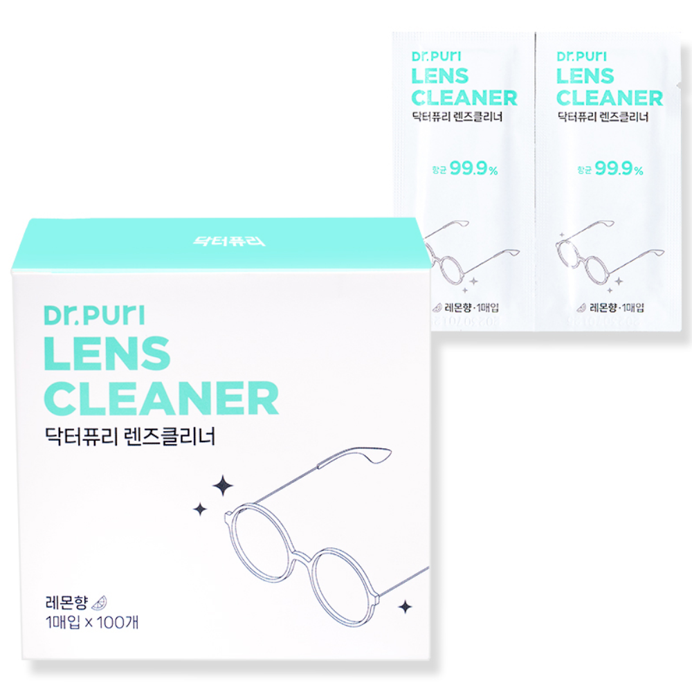 닥터퓨리 렌즈클리너 레몬향 100매 8,900원