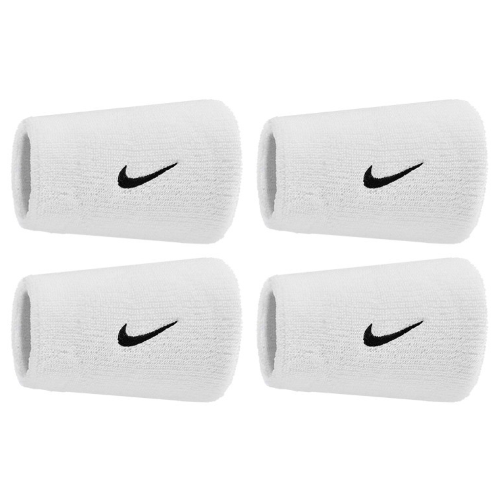 나이키 스우시 더블와이드 손목밴드, 4개, 화이트+화이트 27,490원
