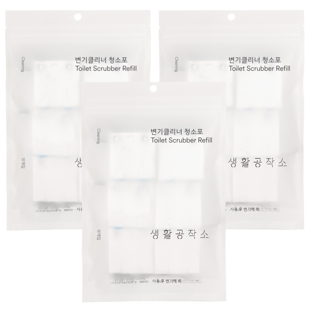 생활공작소 변기클리너 청소포 12EA 15,900원