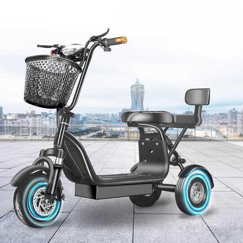 전동 세발 자전거 3륜 스쿠터 어르신 성인용 등하원 마실용 바이크 501,700원