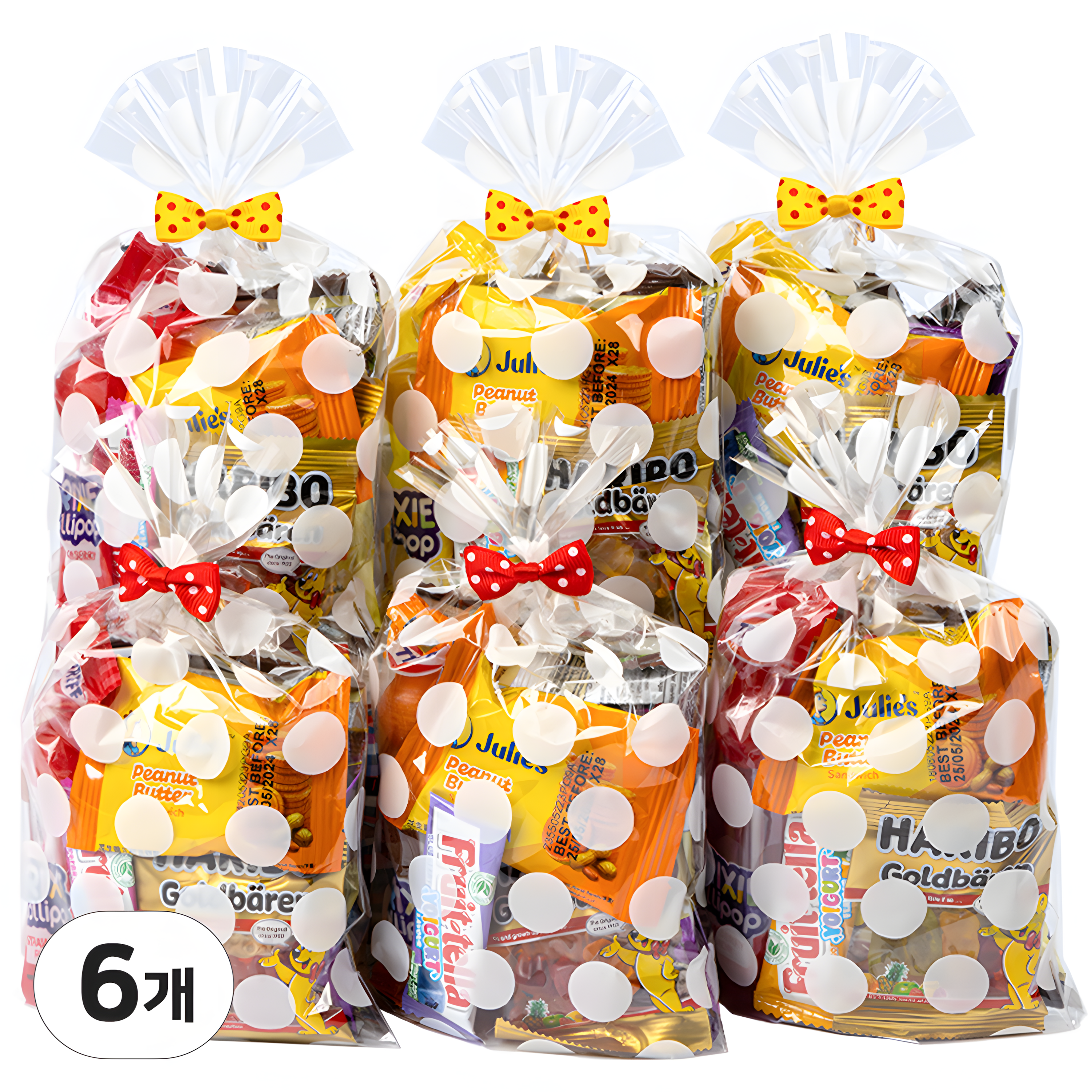 한봄 생일 선물 간식 도트 구디백 과자 답례품 세트 15,400원