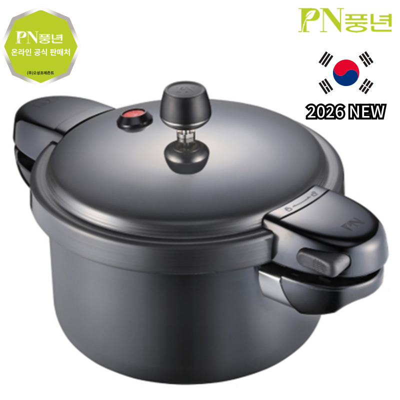 PN풍년 2026 NEW 국산 블랙펄 메가 가정용 압력솥 2인용 6인용 8인용 10인용 84,900원
