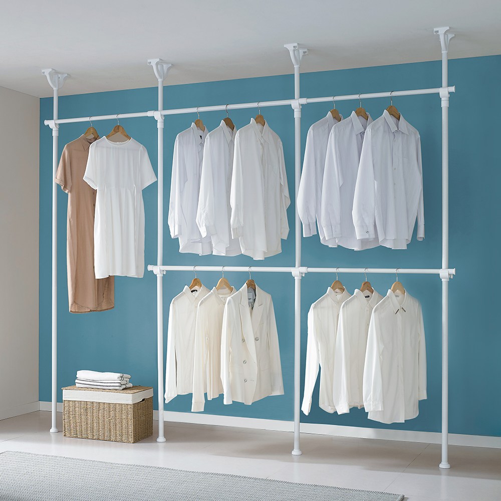 이지온 튼튼한 고정식 시스템 드레스룸 5단 행거 EF-405 105,830원