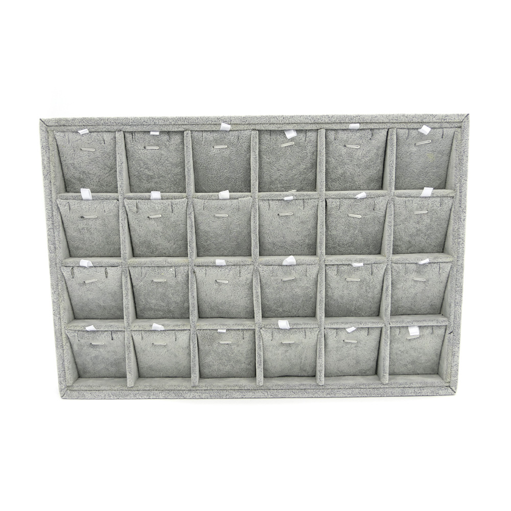 바미샵 스웨이드 목걸이 진열대 24칸 매장용 디스플레이 17,000원