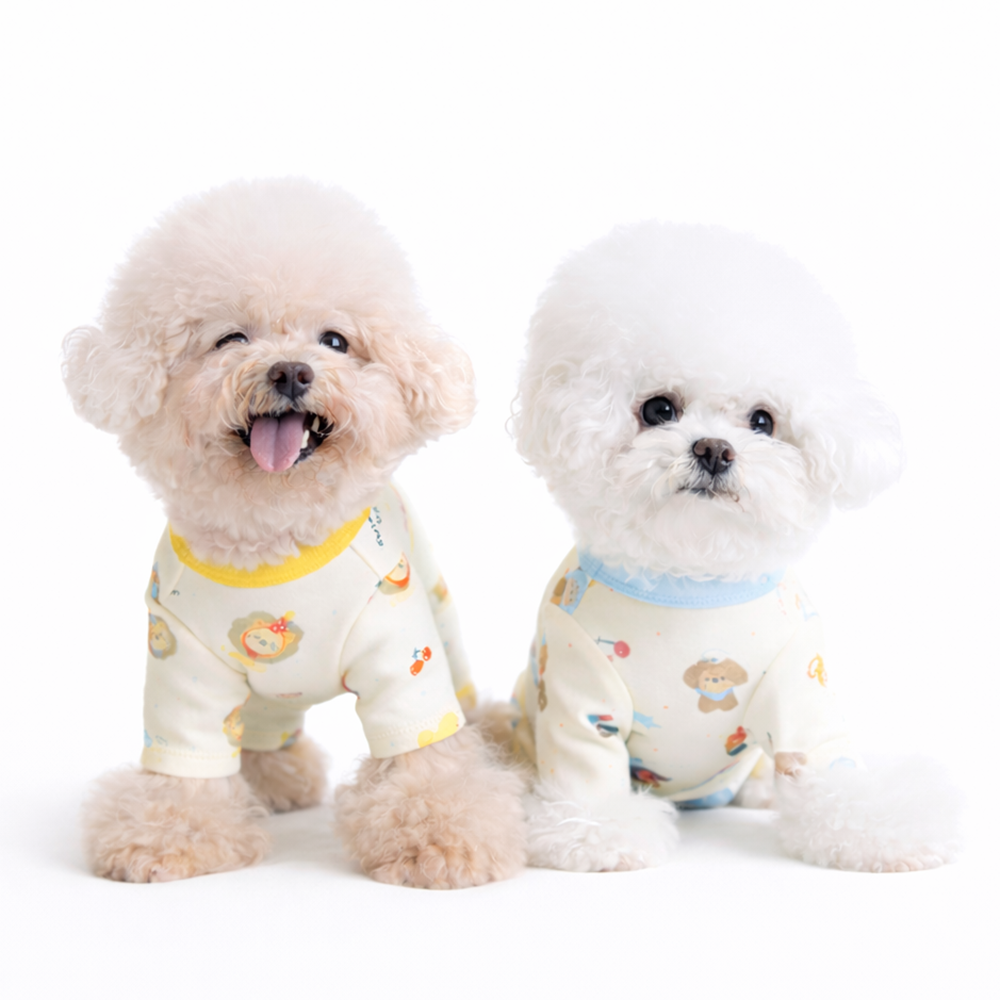 강아지 꿈나라 올인원 내복 순면 실내복 사계절 잠옷 18,900원