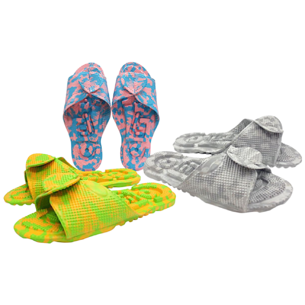 (주)에이스샵_국내생산 지압슬리퍼 초경량 친환경 건강지압실내화 욕실화 발마사지 욕실슬리퍼 EVA소재 초경량 138g 13,000원