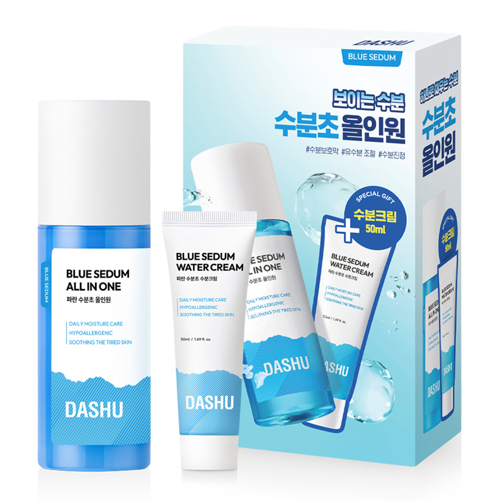 다슈 보이 파란 수분초 올인원 로션 150ml + 수분크림 50ml 세트 14,800원