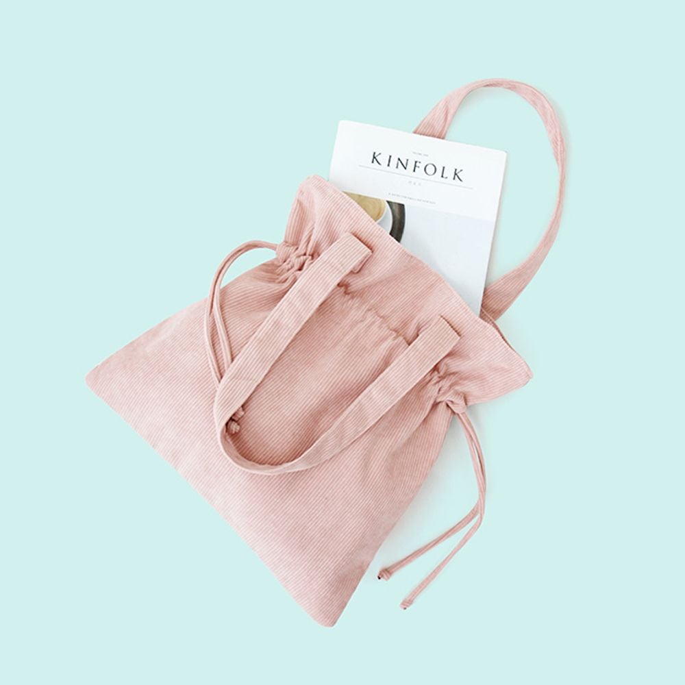 코듀로이백 골덴 복주머니 가방 겨울 숄더백 에코백 21,720원