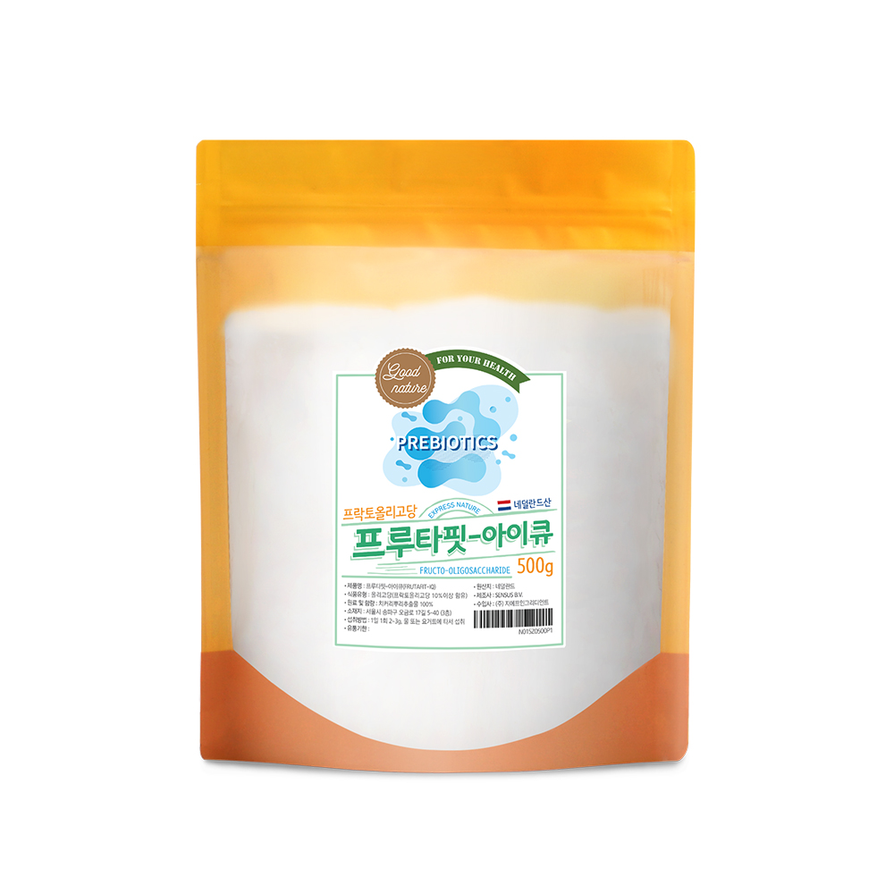 자연성분 프락토올리고당 프루타핏아이큐 프리바이오틱스 분말 500g 1팩 11,500원