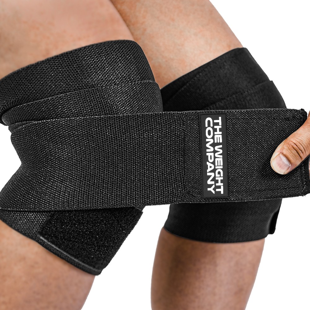 더웨이트컴퍼니 헬스 컴프레션 니 랩 테이핑 무릎 보호대 2p, 블랙 21,870원