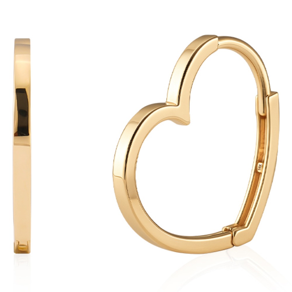 쥬넬 14K 하트링 원터치 귀걸이(1쌍) 980,000원