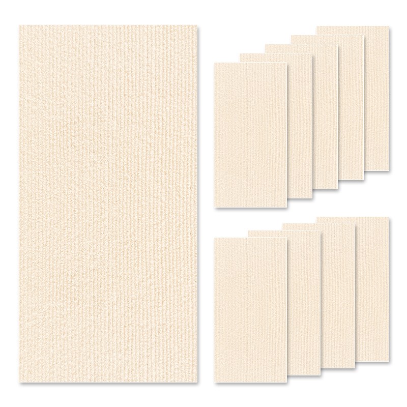 에이제이케이 접착식 타일 카페트 미끄럼방지 바닥 조각매트, 10개, 아이보리 19,800원