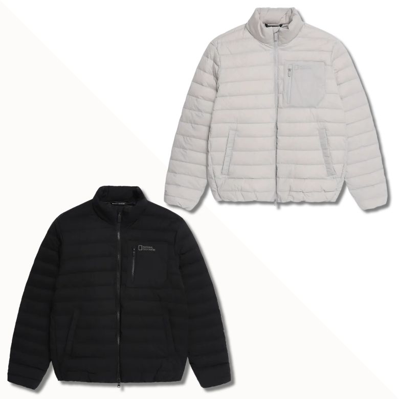 [백화점정품]내셔널지오그래픽 남자 구스다운 하이넥 튜브 패딩 점퍼 캠핑 등산 낚시 아웃도어 275,000원