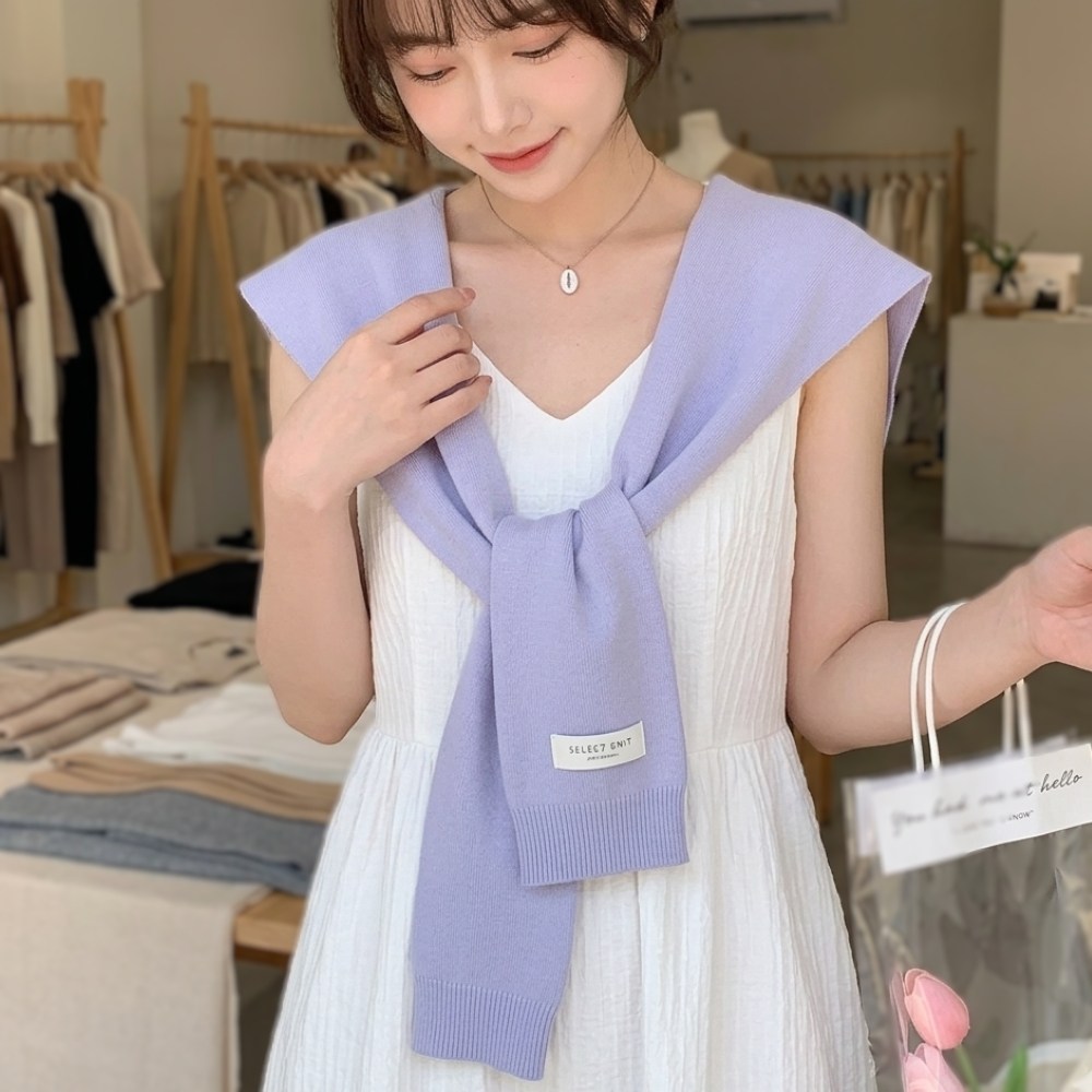 블링블링햇 여성 페이크 가디건 레이어드숄 파스텔 16,100원