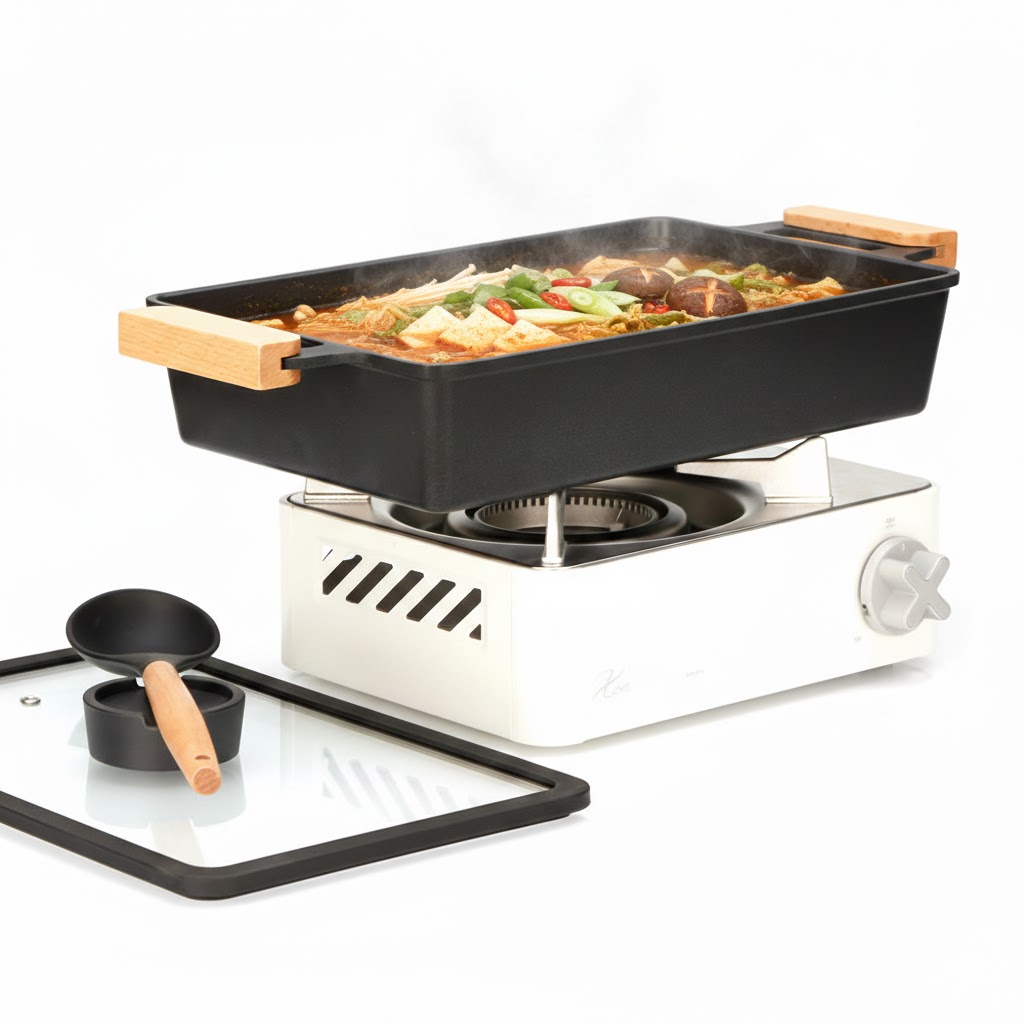 키친아트 인덕션 사각 반반냄비 샤브샤브 오뎅탕 전골냄비 더블팟 42,900원