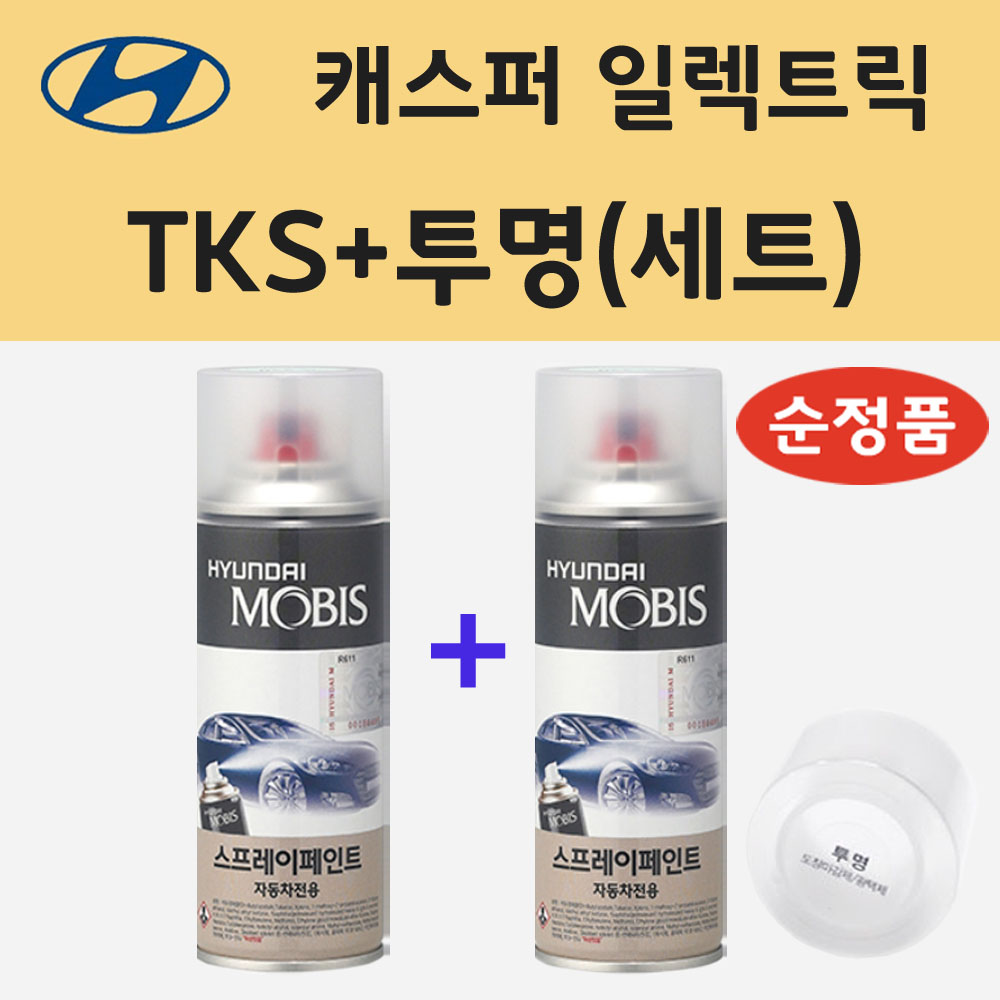 현대 캐스퍼 일렉트릭 TKS 톰보이카키 스프레이 페인트 + 투명스프레이 200ml 24,000원
