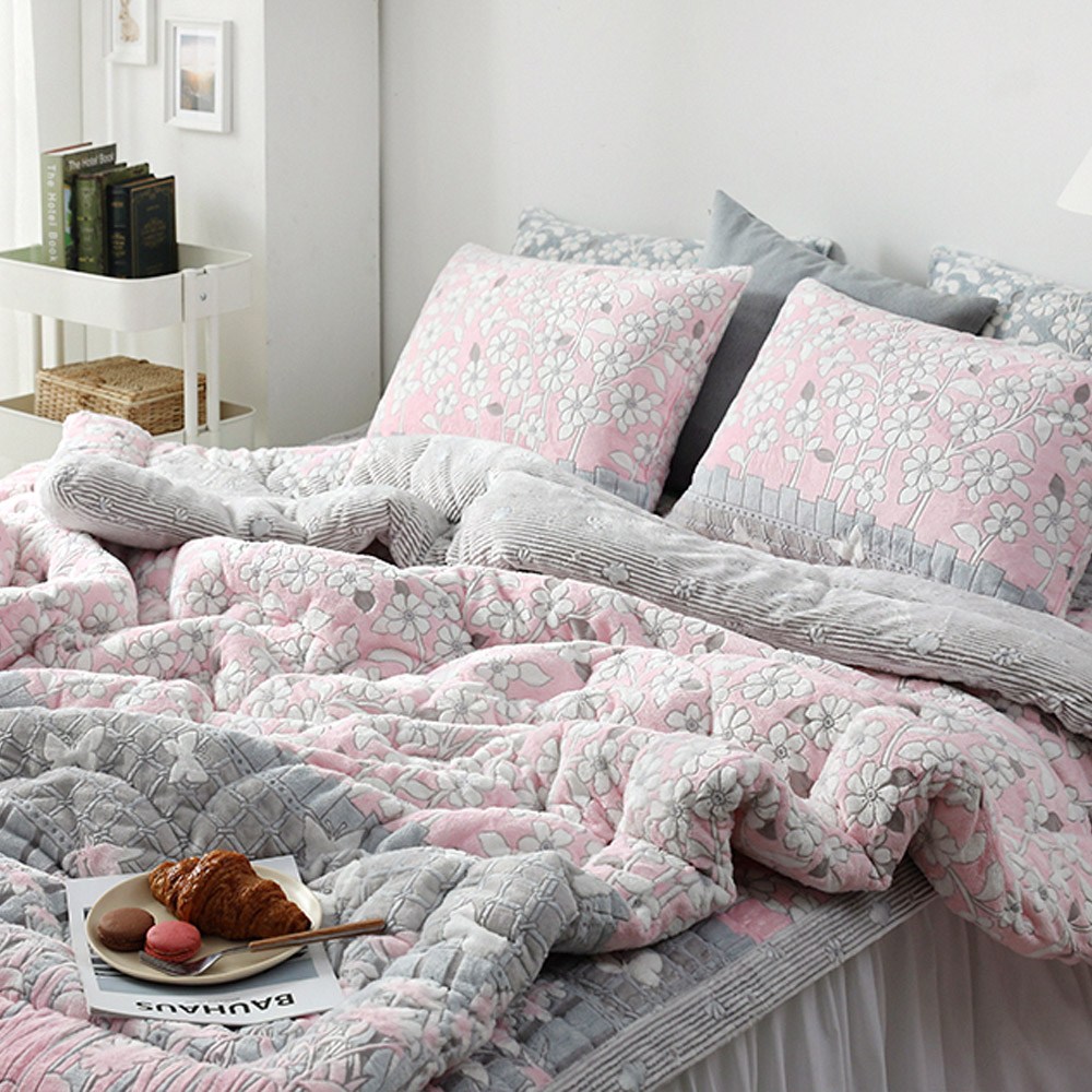 수젠하우스 데이지 밍크 극세사 차렵 이불 침구 국내제작 생산 75,800원