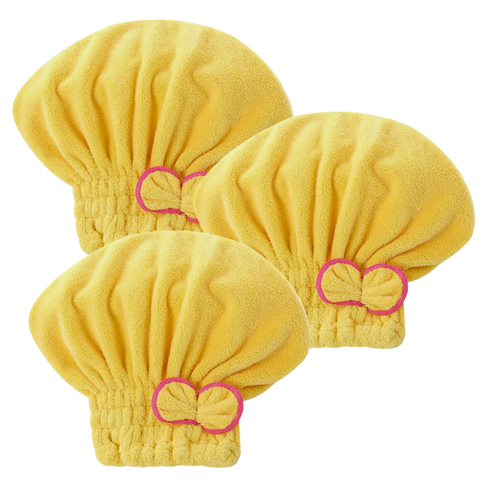 아케이바이 고급형 극세사 드라이 헤어타올 26 x 28 cm, Yellow, 3개 9,890원