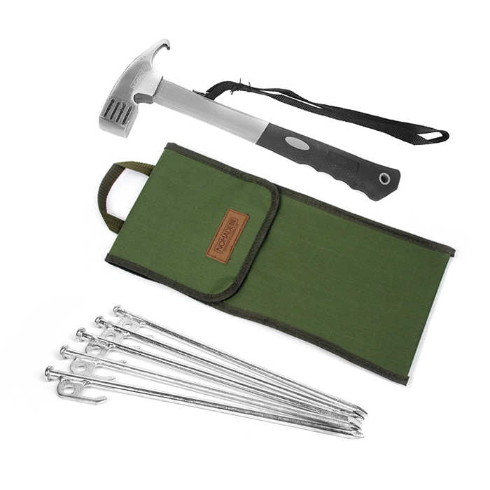 노마드 스트롱 해머 + 갈고리 크롬 단조팩 30cm + 팩해머 케이스 세트 38,700원