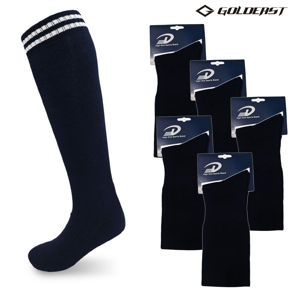 골드이스트 야구양말 스포츠양말 (5켤레 세트) 성인용/유소년용, 네이비/(5켤레 세트), 1개 30,000원