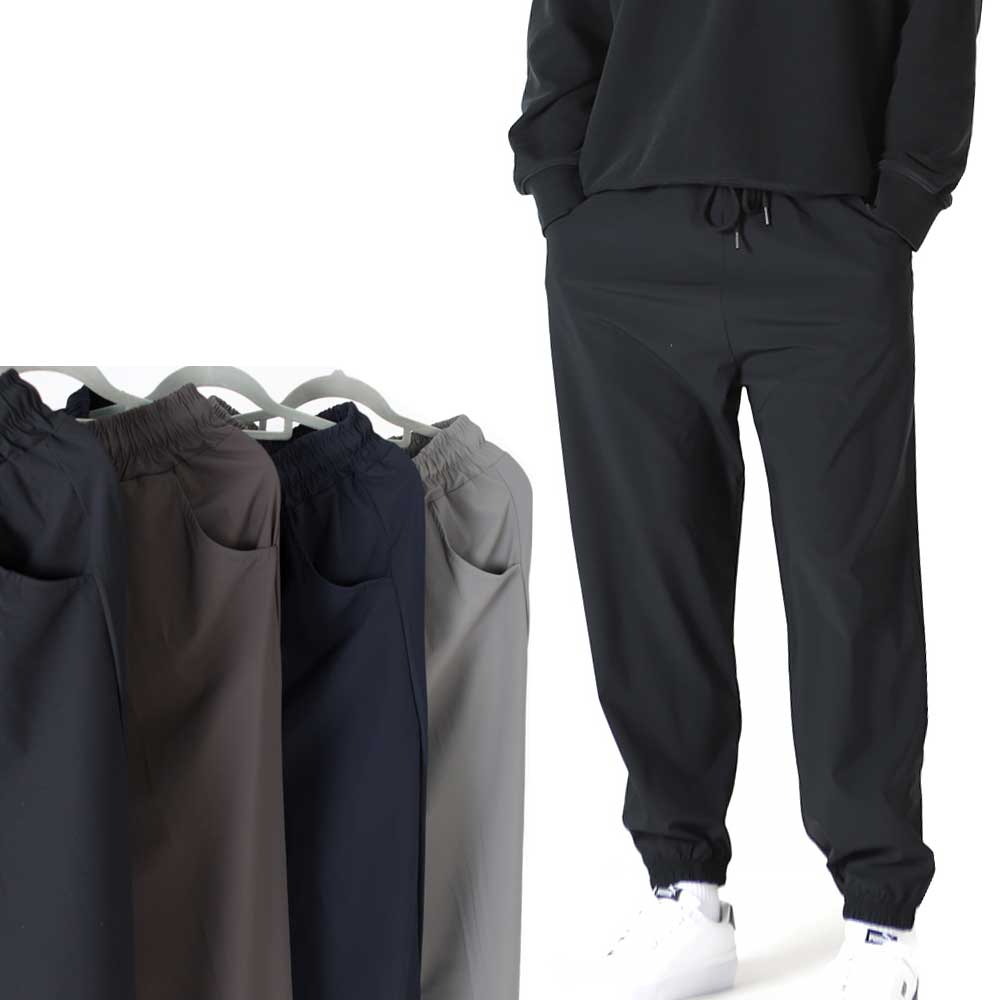 런닝맨 여름 쿨링 스판 조거 팬츠 냉감 아이스 쿨 밑단 밴딩 바지 빅사이즈 29,800원