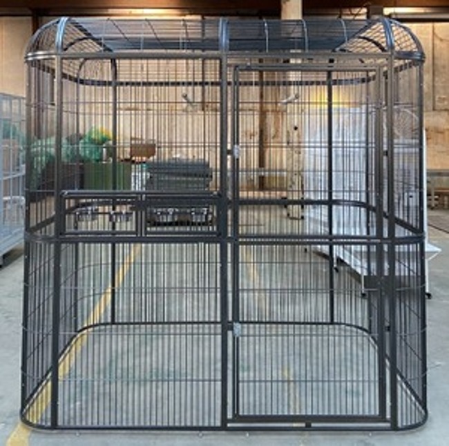 No.BK219BH 초대형 라운드 새장 블랙 앵무새 마카우 청금강 홍금강 야외, 1개 1,350,000원