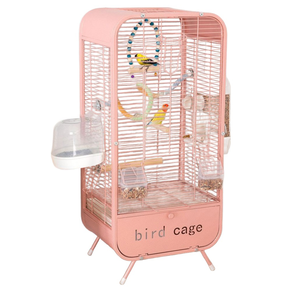 루나벨 고급새장 인테리어 버드 케이지, 핑크, 1개 88,600원