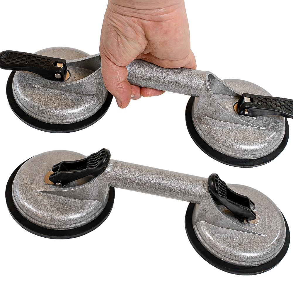 툴리버 알루미늄 강력 유리 압착기 흡착기 타일 철판 운반, 2세트 27,500원