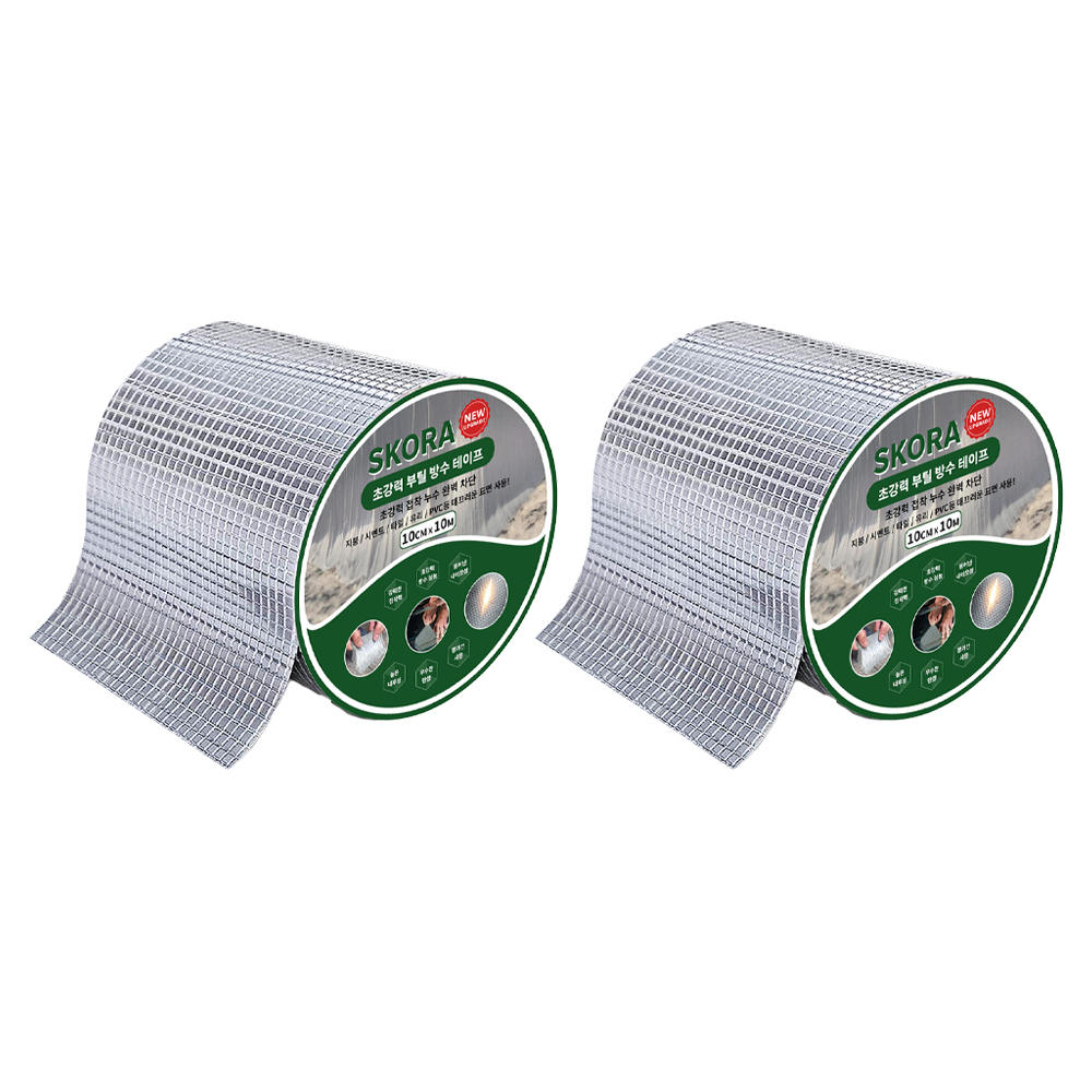 스코라 초강력 부틸 방수 테이프 10cm x 10m 32,000원