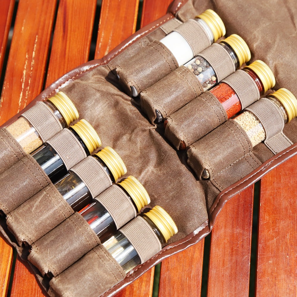MOACAMPING 양념통 조미료통 SET 여행 캠핑 등산 피크닉 9PCS, 캔버스, 1개 19,180원