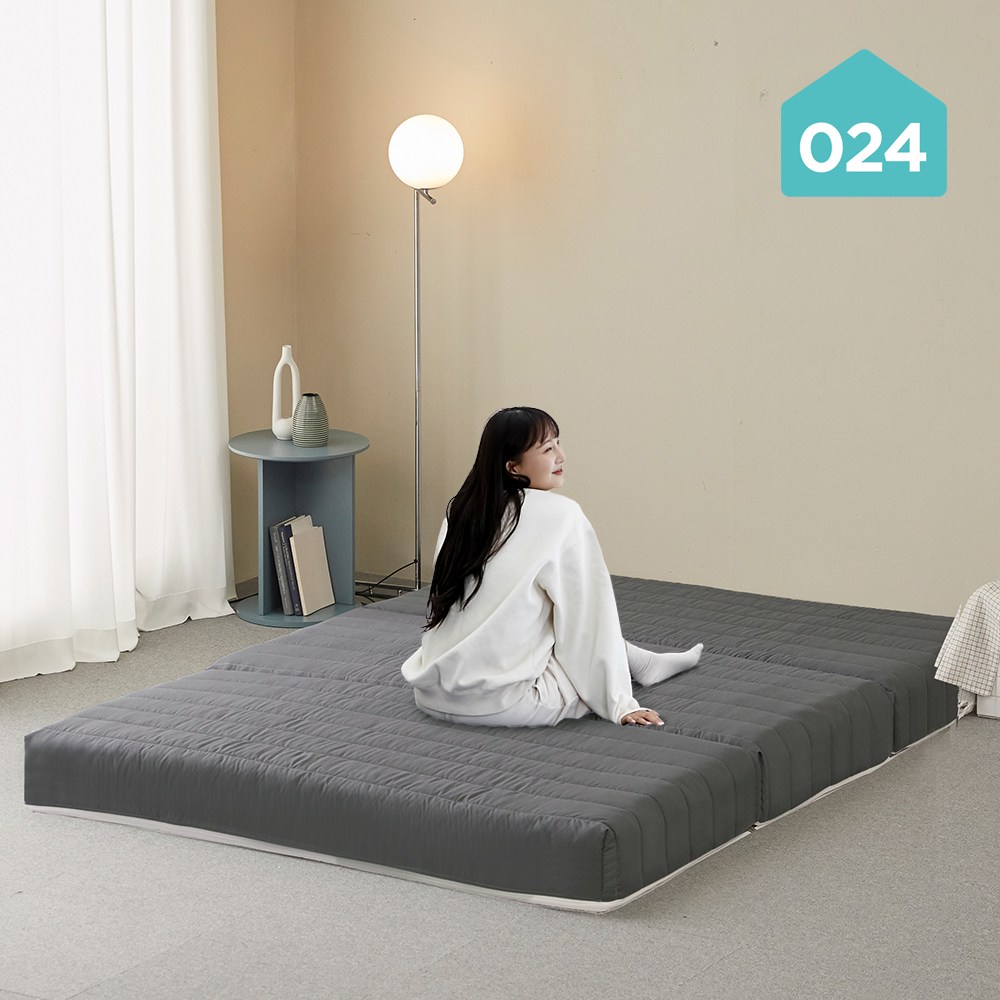 (당일출고+무료반품) 024홈 적당히 단단한 3단 접이식토퍼 매트리스 (보관가방 리뷰 이벤트) 164,800원