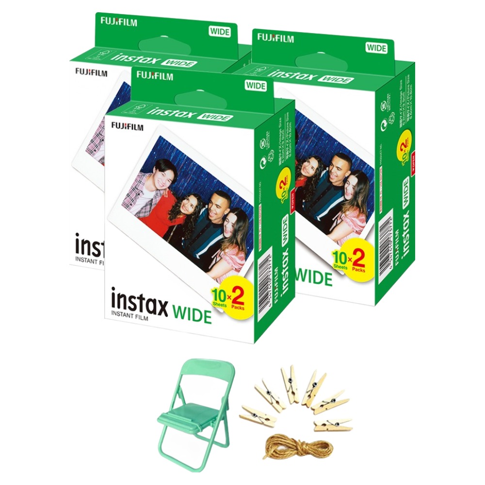 인스탁스 와이드필름 60p + 포토체어 랜덤발송 + 포토라인 세트 89,400원