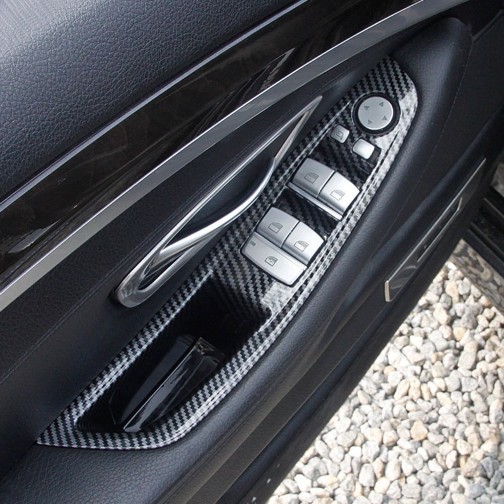 BMW 5시리즈 F10 윈도우스위치 패널 카본 몰딩 호환 용품, 윈도우 29,100원