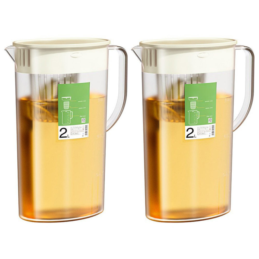 투데이리빙 1+1 2리터 티망 물병 2중 차거름망 냉장고 물통 보온 보냉 티팟 보틀 가정용 티백망 냉수병 보리차 음료 워터 포트 13,900원