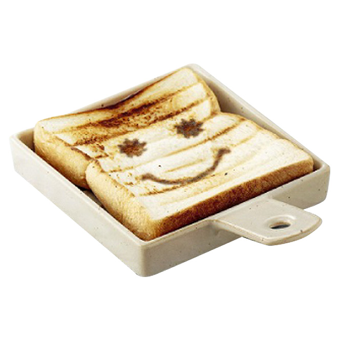 SJ도기 스마일 직화 오븐 토스트팬 아이보리 26,000원