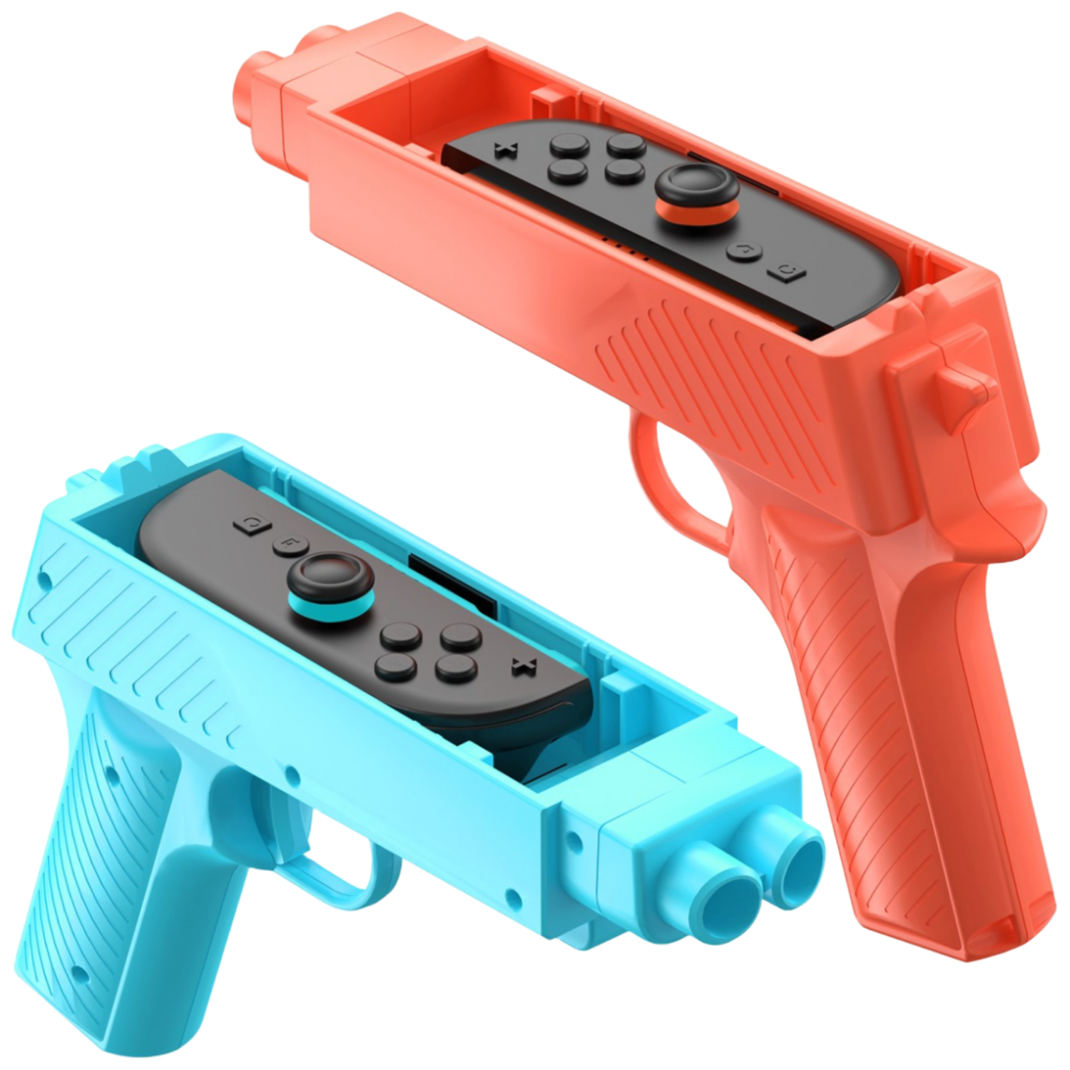 이이네 Switch/Switch 2 조이콘 슈팅건 그립 스위치 슈팅건 조이콘 핸들 그립 닌텐도 스위치2 게임 슈팅건, 1세트, 오렌지&블루, L1142 25,000원