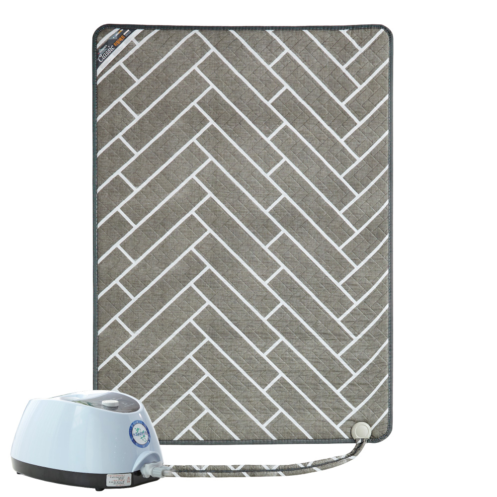 HanilMedical 프리미엄 워셔블 온수매트 헤링본 그레이, 더블(140 x 200 cm) 126,000원